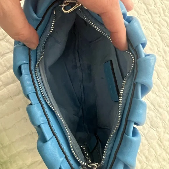 STAUD bean bean clutch in cobalt Blue - Picture 5 of 5